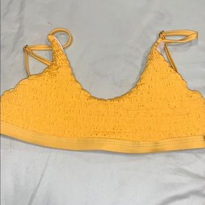 yellow bikini top